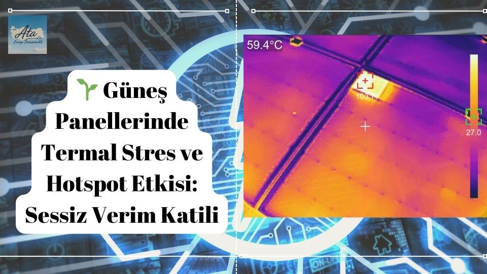Görünmeyen Tehdit:PV Panellerde Termal Stres ve Yangın Riski